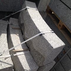granīta ceļu apmale rādiusa